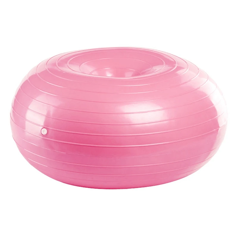 

Donut Yoga Ball Thickened for Yoga, Birthing,Pilates and Balance Training in Gym, Office or Classroom