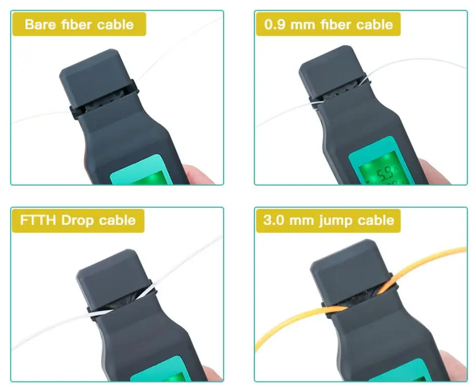 Free Shipping Komshine KFI-40 Optic Fiber Identifier Live Optical 750nm-1700nm SM and MM fiber cable OFI | Мобильные телефоны и