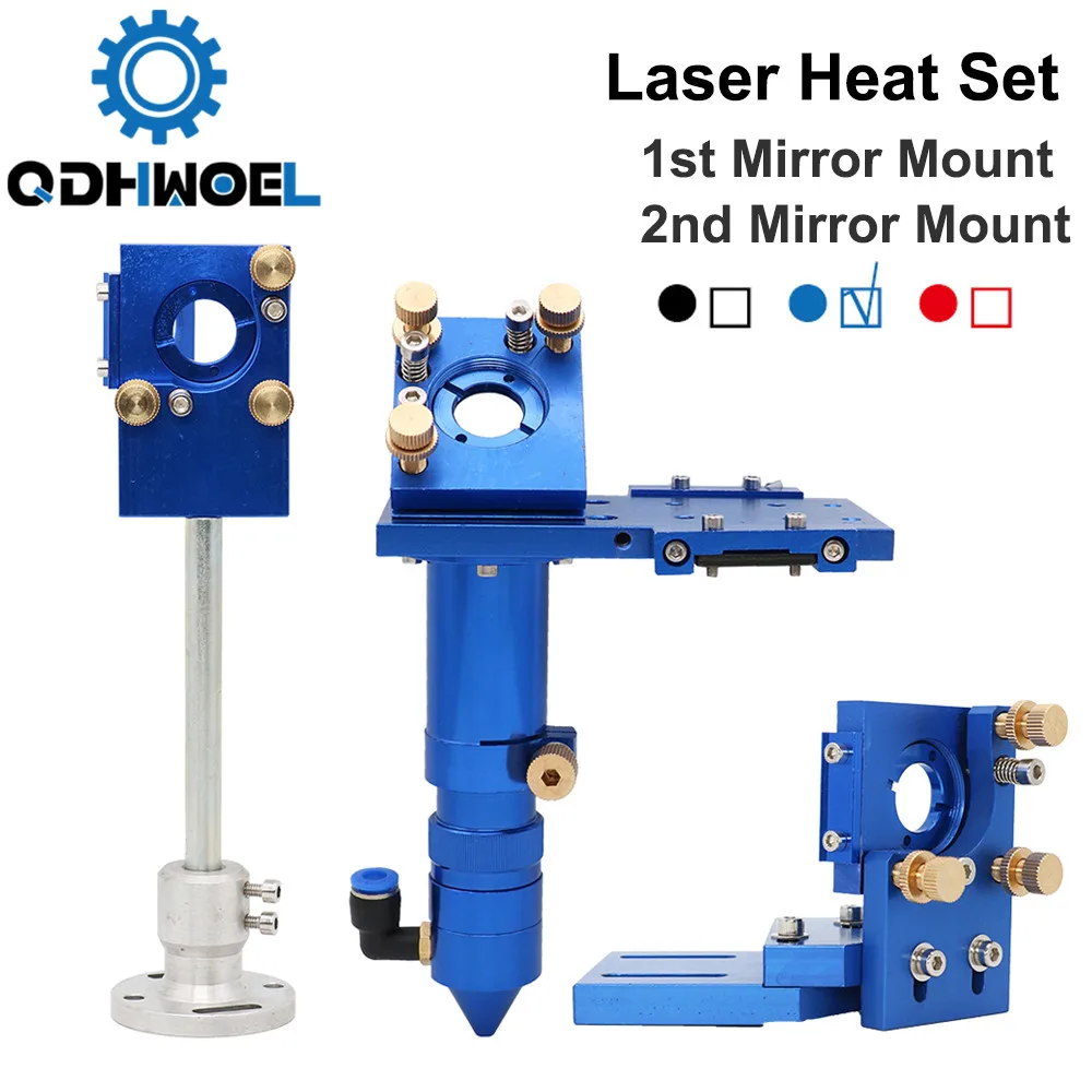Высококачественная CO2 лазерная головка фокусная линза 20 мм отражающее зеркало 25