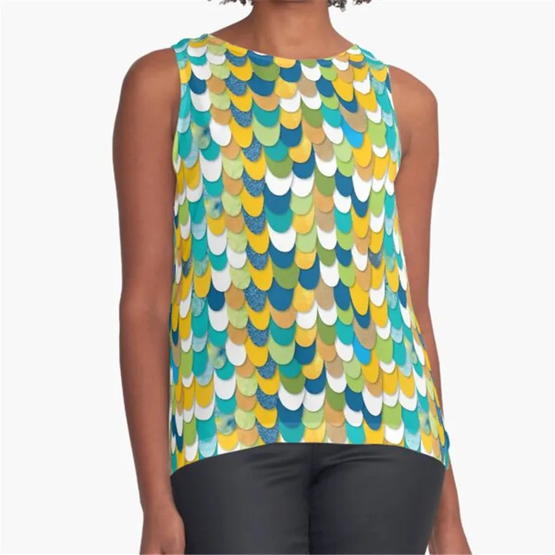 

Women Vintage Sleeveless T Shirt Doggy Doodle Printed Summer O-neck tank tops Harajuku Pullover Vest Lady Tee Shirt tops