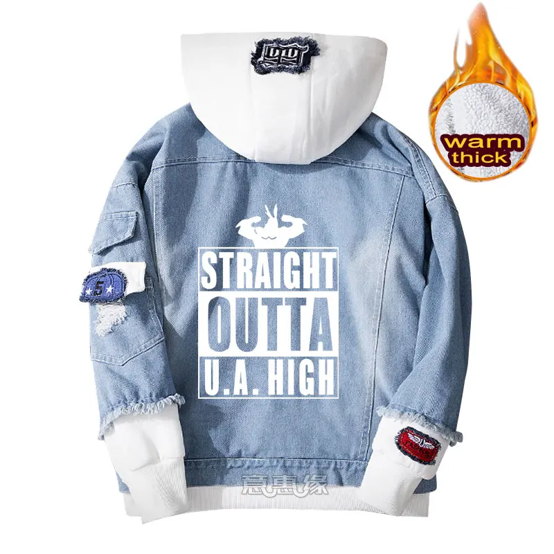 014 Boku No My Hero Academy hoodie Midoriya izku, пальто для косплея, джинсовая куртка для мужчин, зимняя женская джинсовая верхняя одежда, теплая толстовка - Цвет: 014