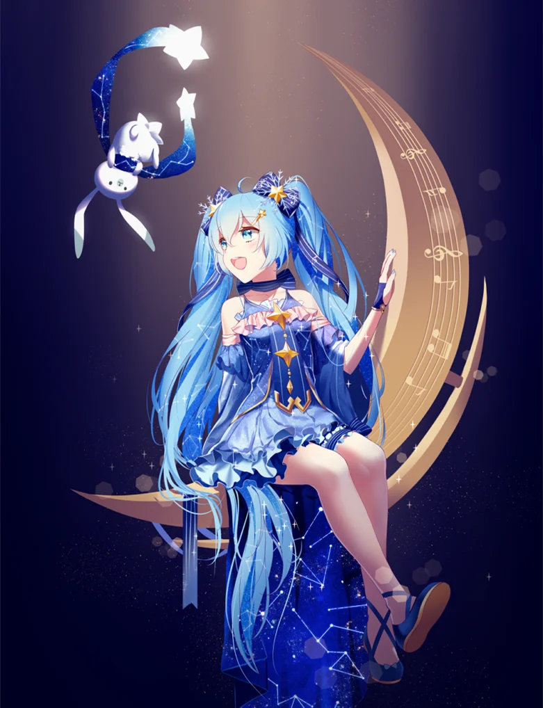 Аниме плакаты Идол-певицы Ло Тяньи Картина на холсте, украшение стены постером искусства для дома и комнаты.