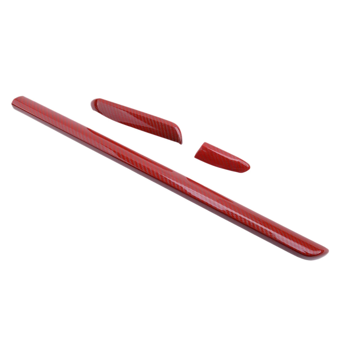 Автомобиль ABS красный углеродного волокна стиль центральной консоли приборной