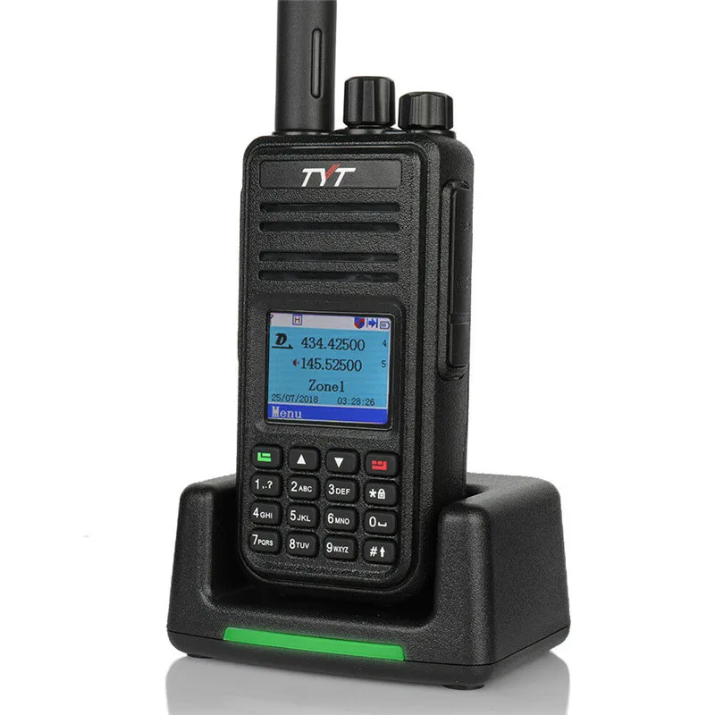 TYT MD UV380 DMR цифровая рация VHF UHF Двухдиапазонная GPS ЖК дисплей Ham радио 1000 каналов