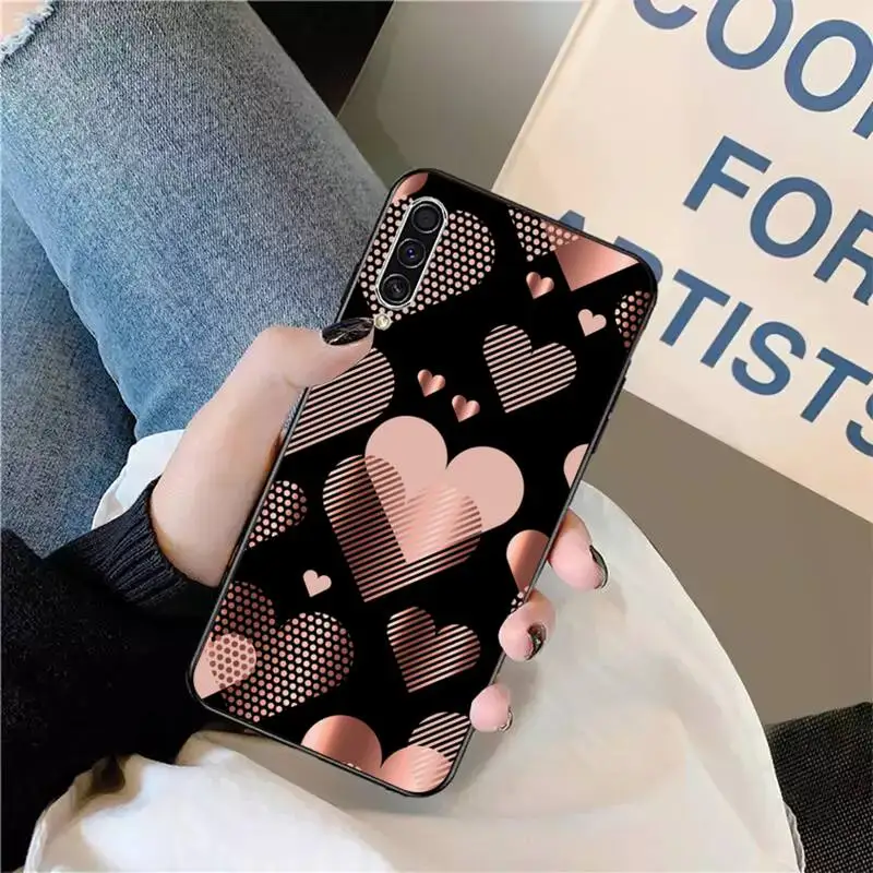 

Love Heart fashion design pattern Phone Case For Samsung galaxy S 9 10 20 A 10 21 30 31 40 50 51 71 s note 20 j 4 2018 plus