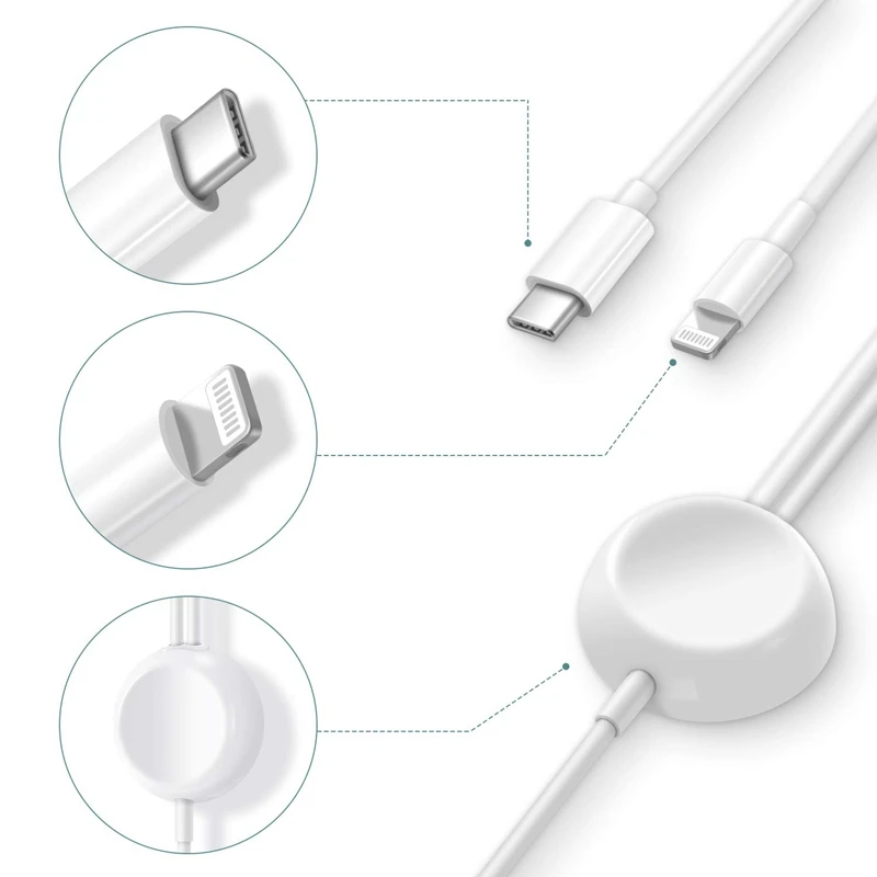 3 в 1 Беспроводное зарядное устройство для Apple Watch Series 2 4 USB Магнитный зарядный