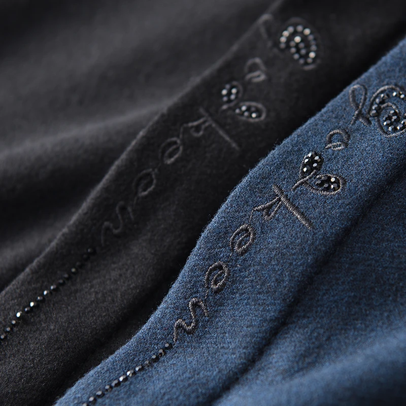 

Color Solid Mens Shirts Luxury Embroidery Long Sleeve Mens Dress Shirts Autumn Winter Slim Fit Mens Shirt Plus Size 4xl