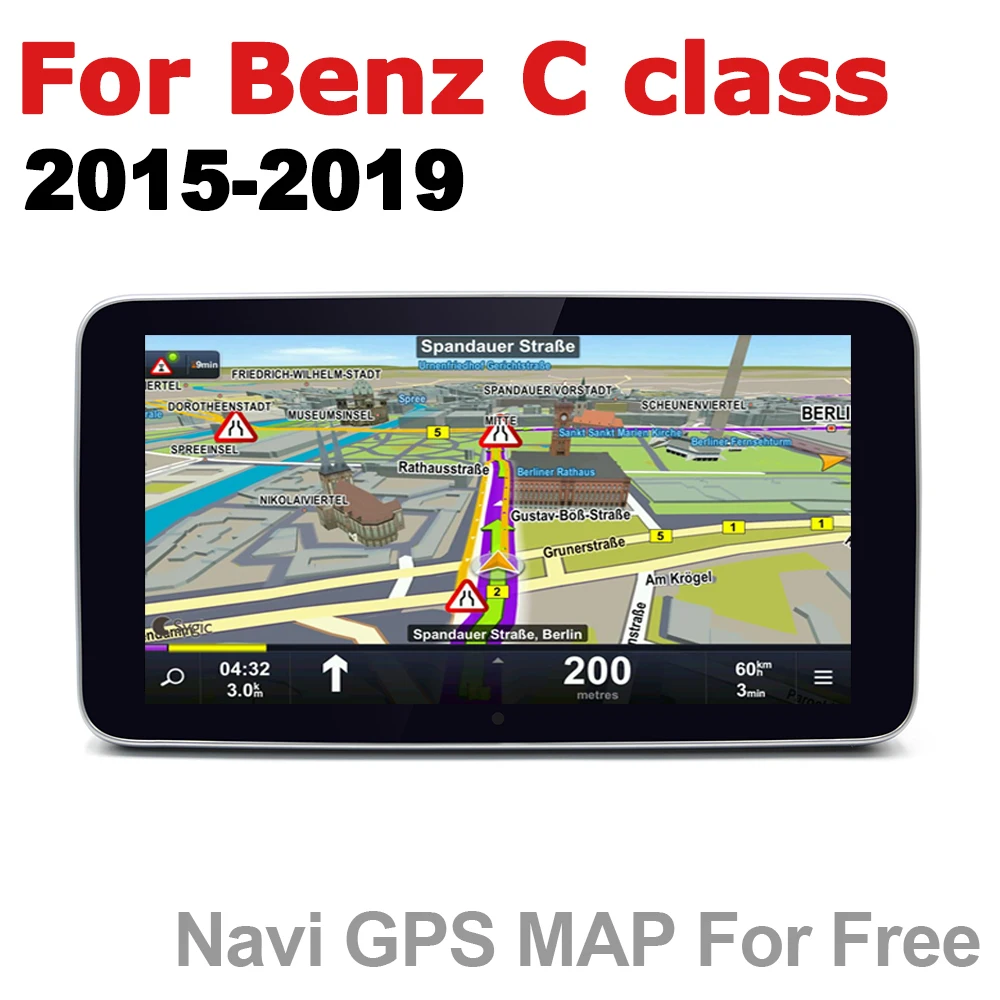 Автомобильный Android радио GPS мультимедийный плеер для Mercedes Benz C class 2015 ~ 2019 NTG стерео