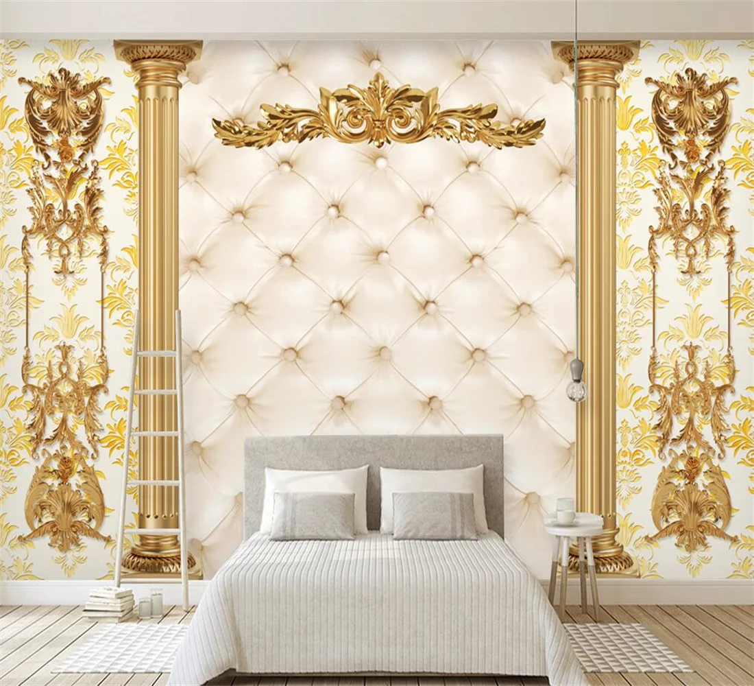 

Beibehang Customize any size 3D wallpaper purple magnolia lotus photo wallpaper papel de parede 3d wallpaper for walls 3 d
