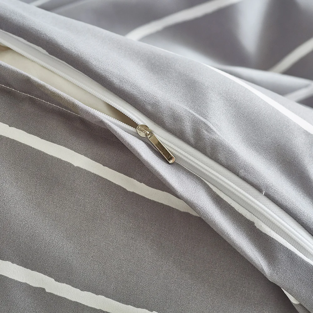 Простой домашний комплект постельного белья в скандинавском стиле для