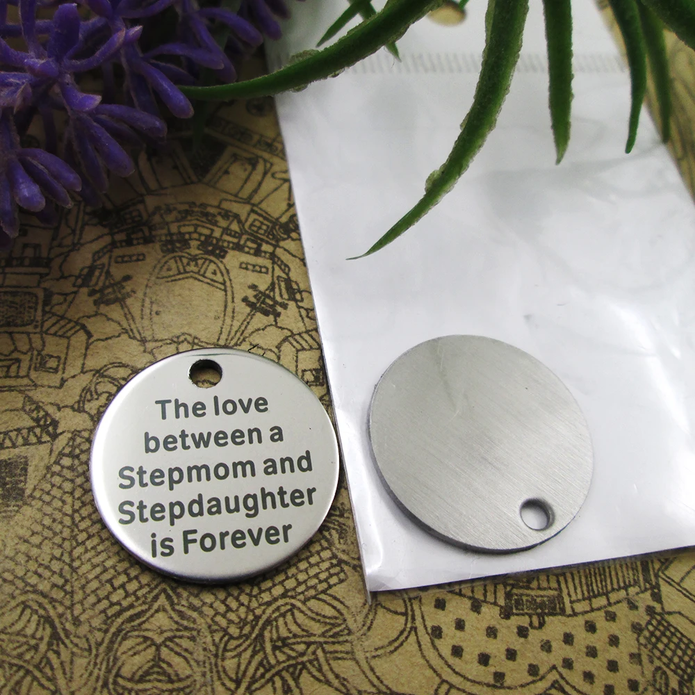 Подвески из нержавеющей стали шармы для ожерелья и браслета от шапматы до дочери