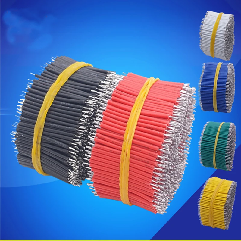 

Free shipping 1000pc OD 1.4MM 24AWG solder wire electronic insulated Double Tinned Plate color wire cable jump wire for arduino