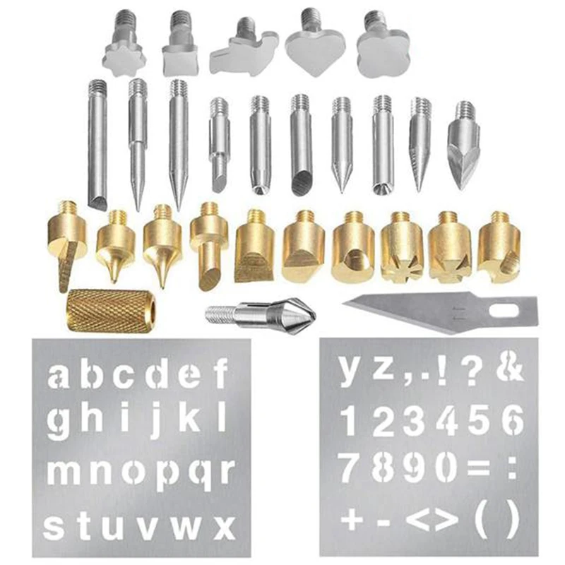 Розничный фирменный набор из 28 наборов термотрансферных инструментов головка
