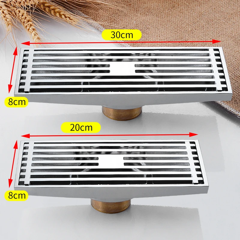 Напольная Сливная крышка латунная линейная напольная сливная плитка вставка