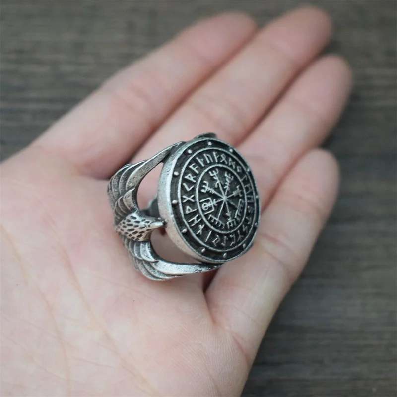 Мифологическая история стиль викингов кельтский Орлан искусственное кольцо в