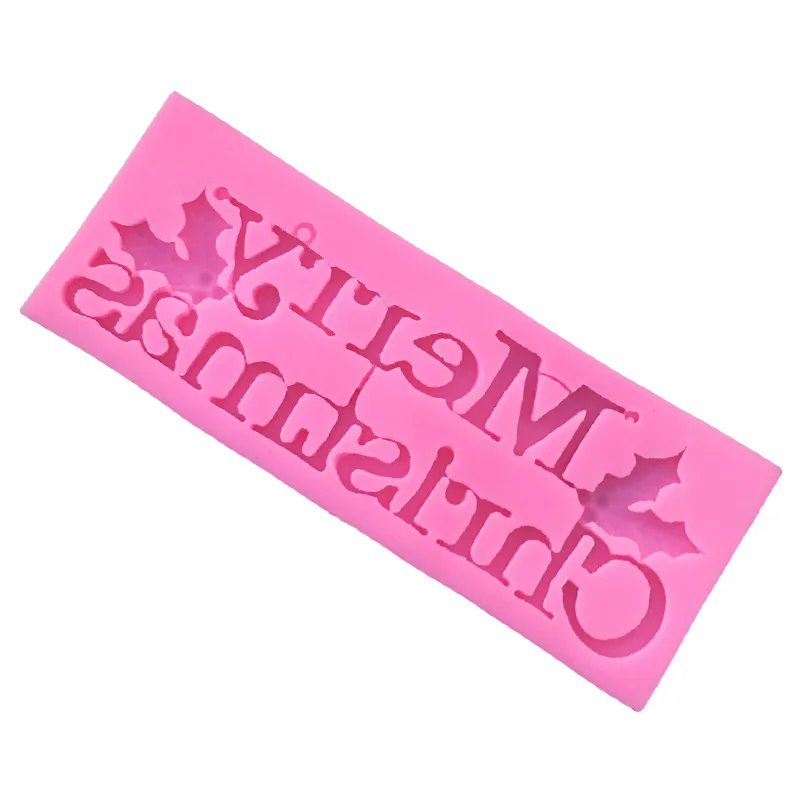 

Рождественская силиконовая 3D форма для помадки, «сделай сам» для шоколада, помадки, выпечки, приготовления пирожных, рождественские украше...