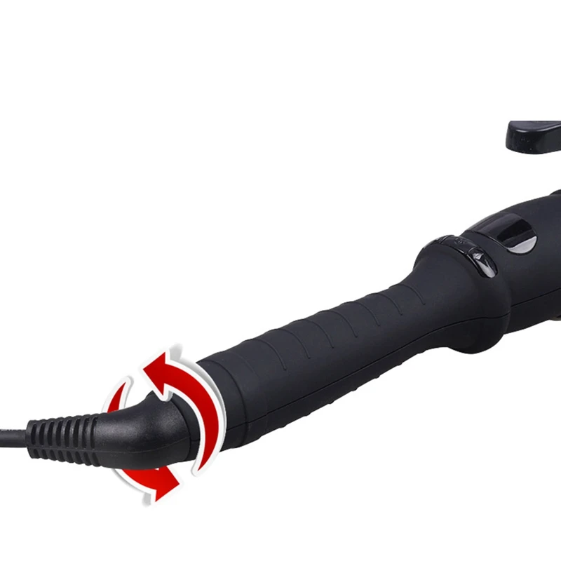 Top Deals Curling Iron Hair Curler Professional Curl Irons Wand Roller Magic Care Beauty Styling Tools 32mm US Plug | Бытовая техника