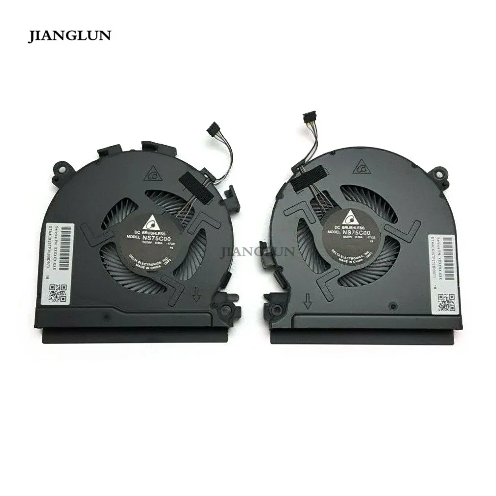 

ЦП для ноутбука JIANGLUN + графический процессор вентилятор охлаждения для HP Spectre X360 15-CH