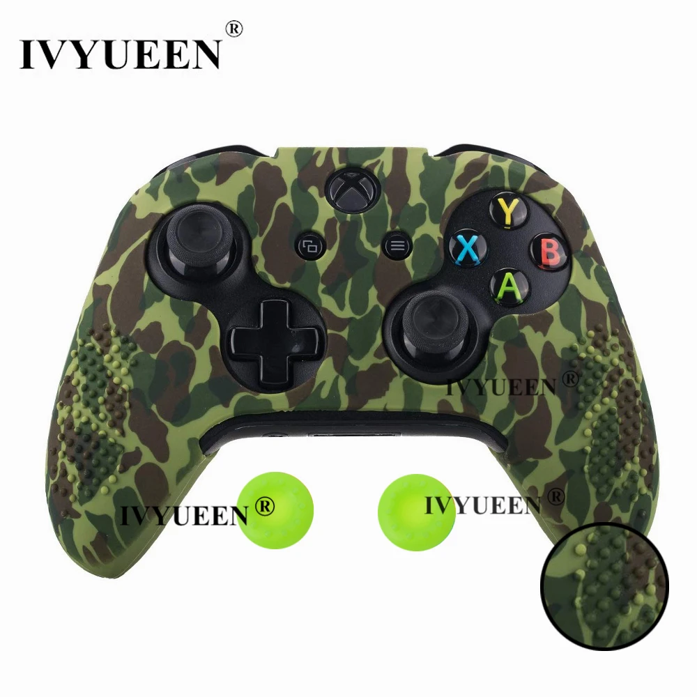 IVYUEEN, 15 цветов, силиконовый чехол для microsoft Xbox One X S, тонкий контроллер, защитный чехол с аналоговой ручкой для большого пальца