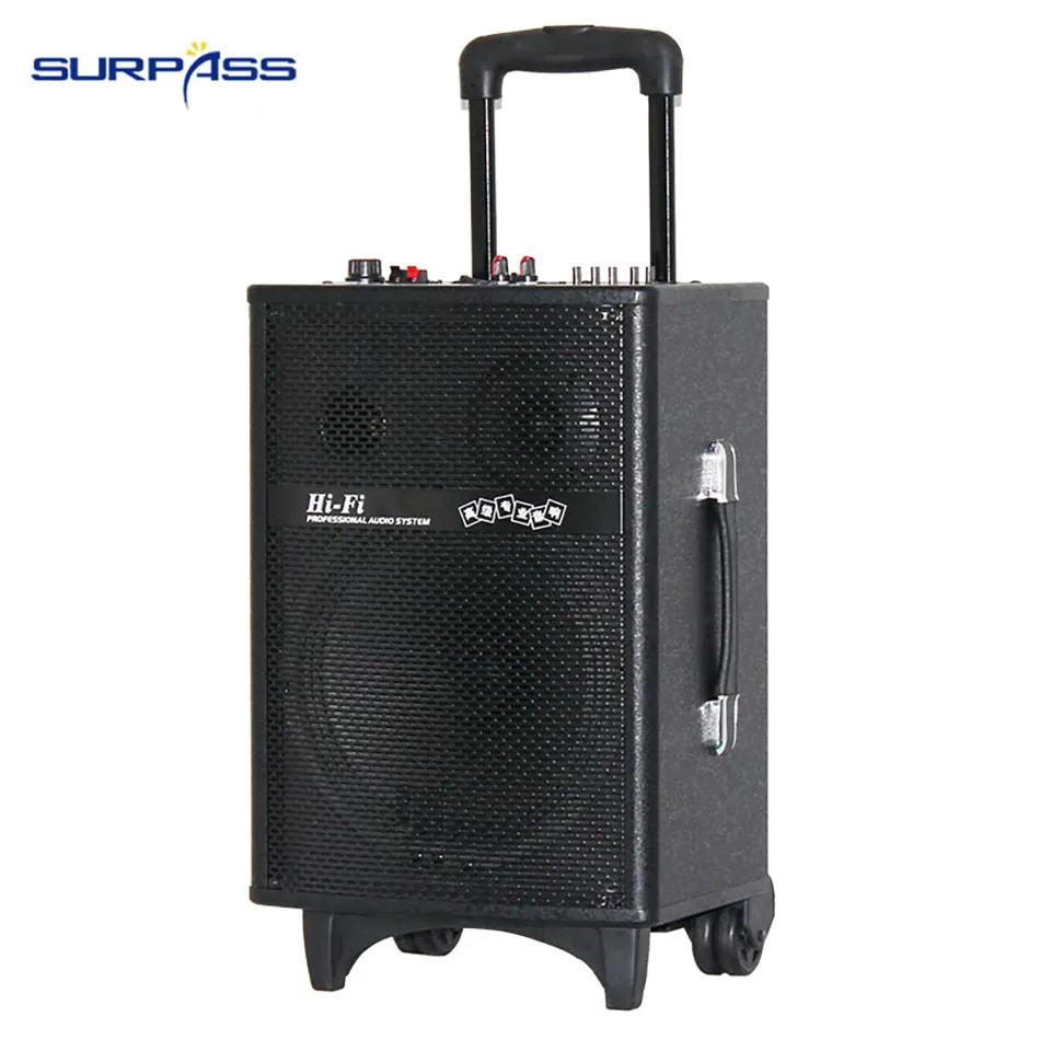 Hot Sale 10inch Portable Rechargeable Battery Outdoor Stage Performance Trolley Speakers | Электроника