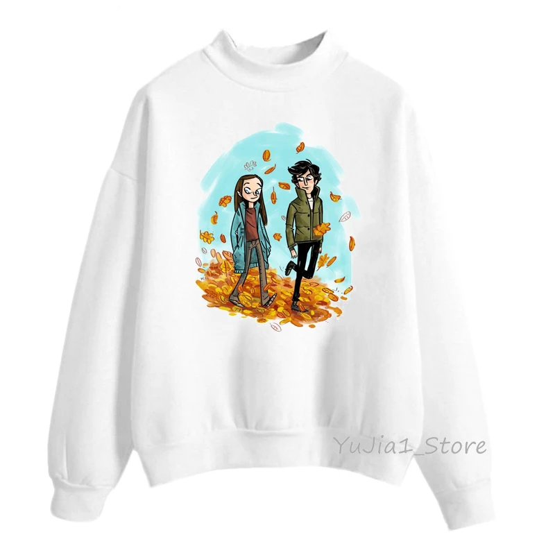 Y92023W Vogue Gilmore/толстовки для девочек; женская зимняя одежда; sudaderas para mujer; хипстер; уличная одежда; kawaii; толстовка с капюшоном; женская теплая толстовка - Цвет: Y92023W