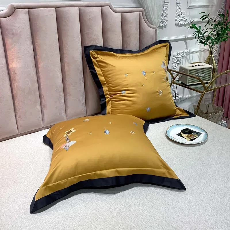 

Queen King size 4/7 Pcs Pink Blue Vintage Ruffles Duvet Cover Girls Women Soft Egyptian Cotton Bedding set Fitted Bed sheet set