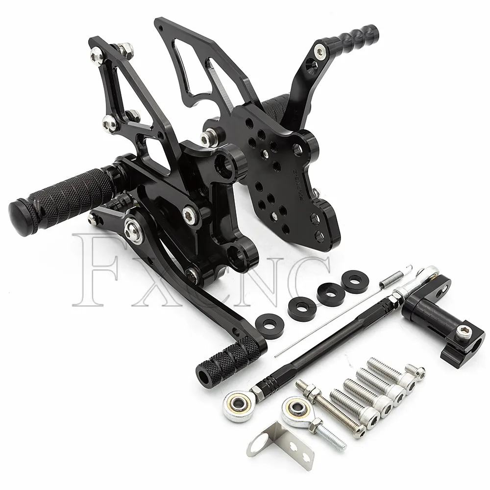 Фото Для Yamaha YZF R3 MT-03 2014-2024 задняя подножка с ЧПУ, задний комплект подножек, педаль YZF-R3 YZFR3 2015 2016 2017 2018 2019 №2