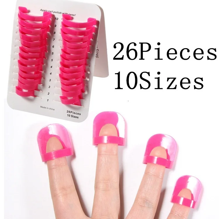 52 шт. инструмент для накладывания лака ногтей защита от перелива набор