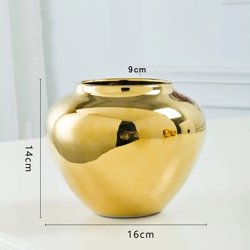 3 шт. Европейский роскошный дом гостиная мягкие украшения золотой керамическая