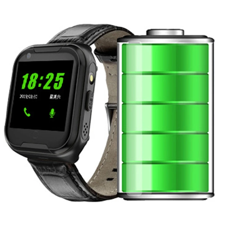 Смарт-часы 4G для пожилых людей с пульсометром и GPS-трекером часы голосовым вводом