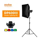 Godox DP600III 600 Вт GN106 2,4G встроенная система X студийная стробоскопическая вспышка для фотографии освещение фонарик