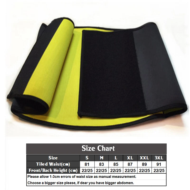 

Slimming Belt Shaper Waist Trainer Neoprene Sweat Sauna Corset Unisex Body Shaper Belly Tummy Control Fitness Shapewear Burn Fat