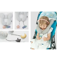 baby soft cotton neck u shaped pillow infant support cushion toddler headrest protection for car seat pushchair stroller