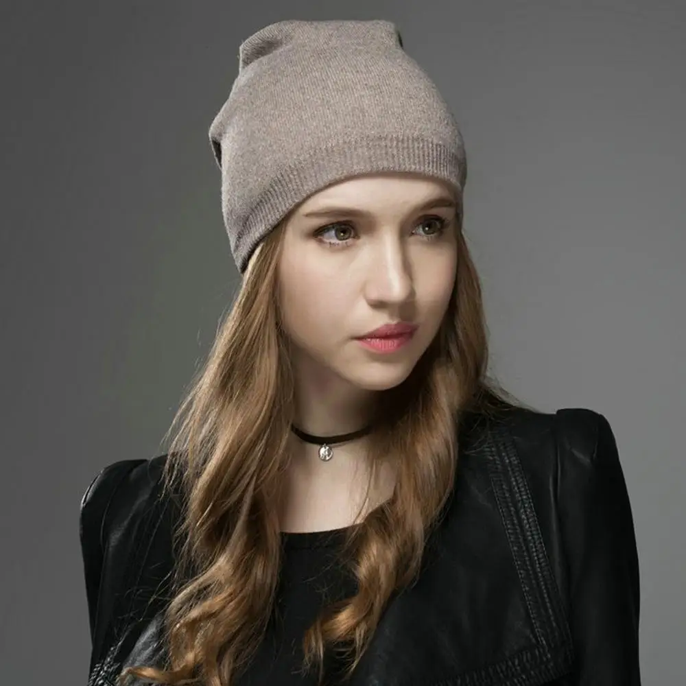 Плиссированная вязаная шапка жаккардовый купол меховые ухогрейки теплая зима