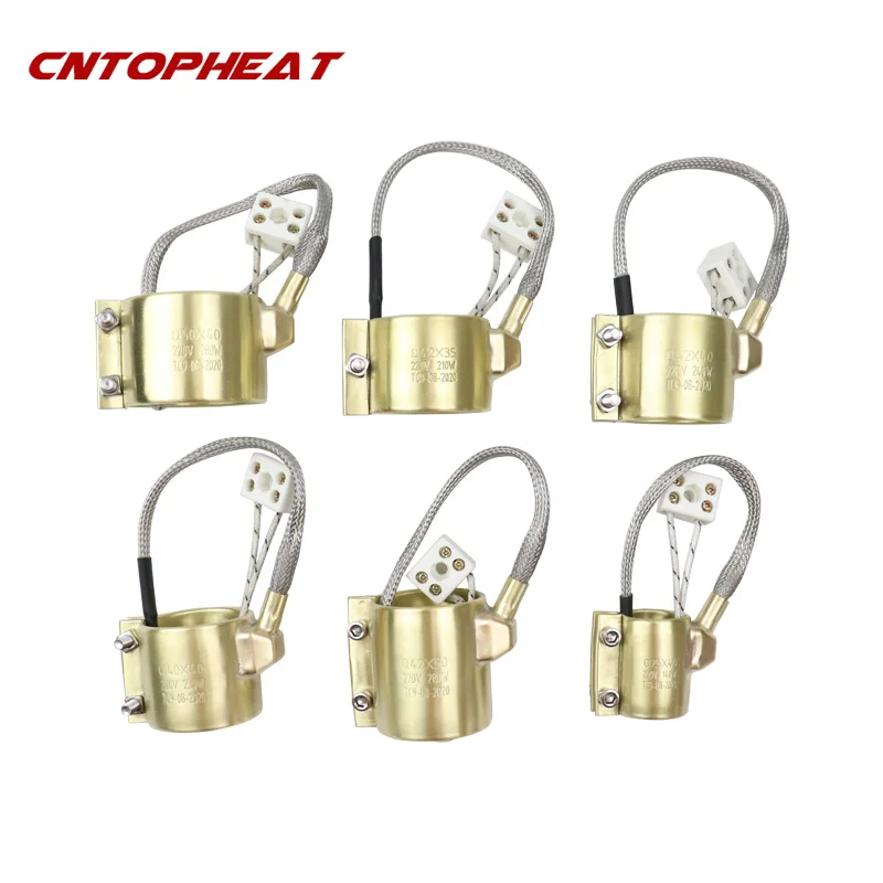 

220v Electric Copper Barrel Brass Band Heater For Injection Machine Heating Element