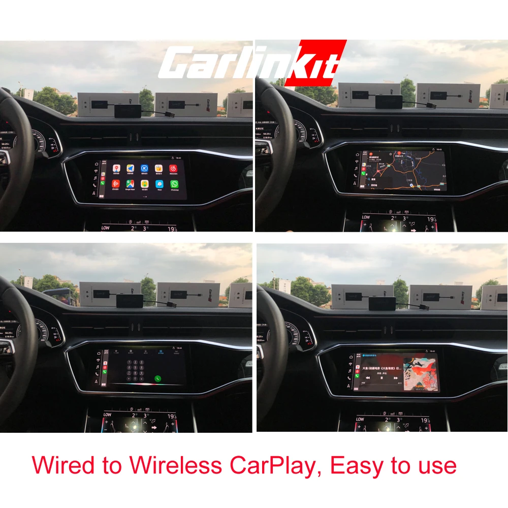 Carlinkit CarPlay беспроводной активатор для Audi Porsche wolkswgen Volvo автомобиль с CarPlay
