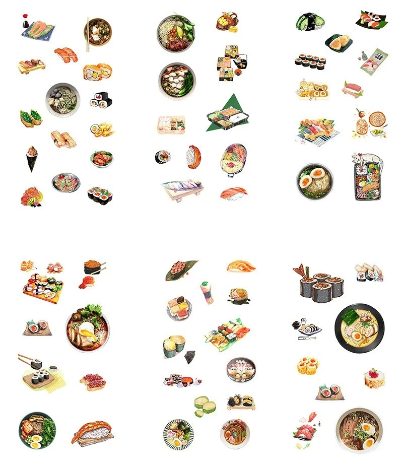 60 шт./упак. прекрасные цветы и птицы мягкие наклейки сделай сам пакет разместил