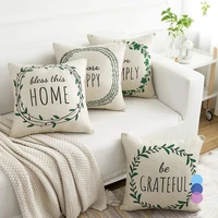 cushion cover spring decorative pillows cover for living room throw pillows green housse de coussin 45x45 nordic decor home