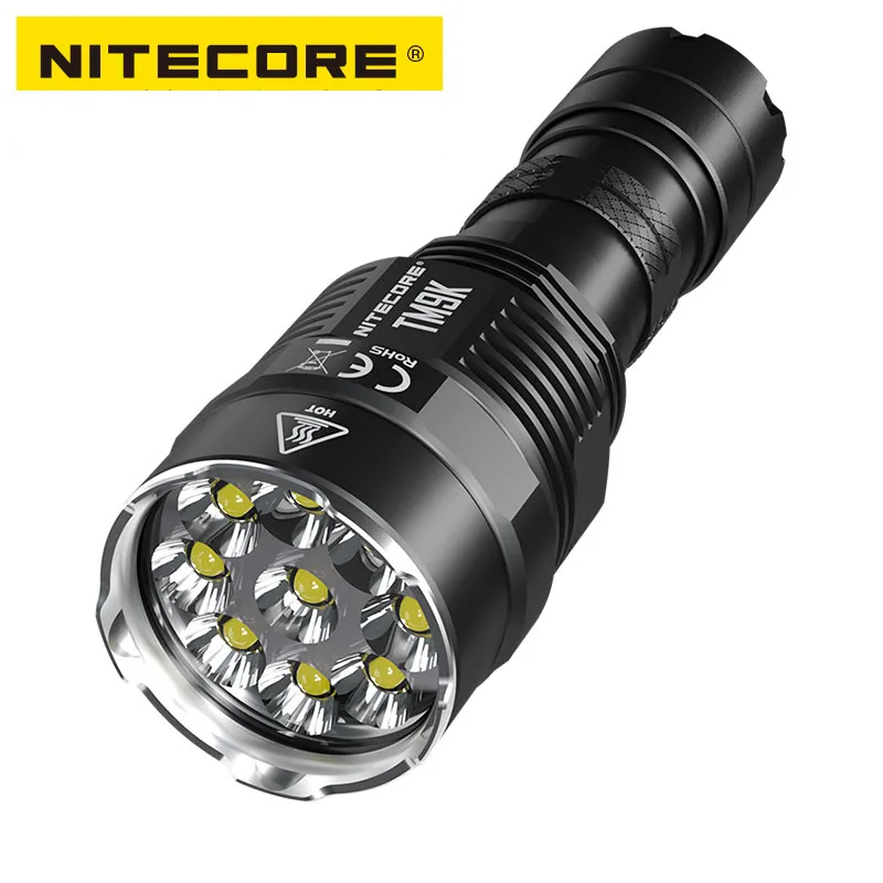 9500 люмен NITECORE TM9K 9 x CREE XP L HD V6 LED ультракомпактный тактический фонарик со