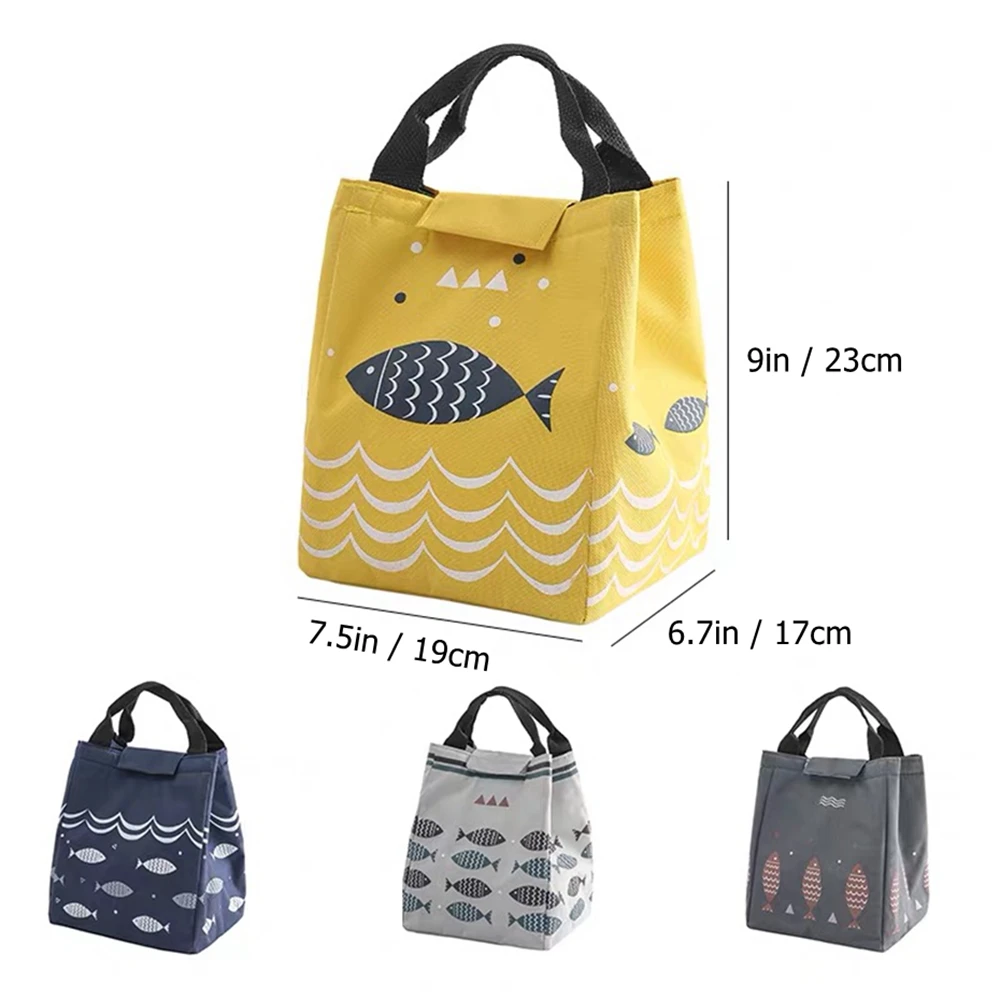 Сумка для ланча PULISI переносной холодильник с изоляцией школьный дорожный