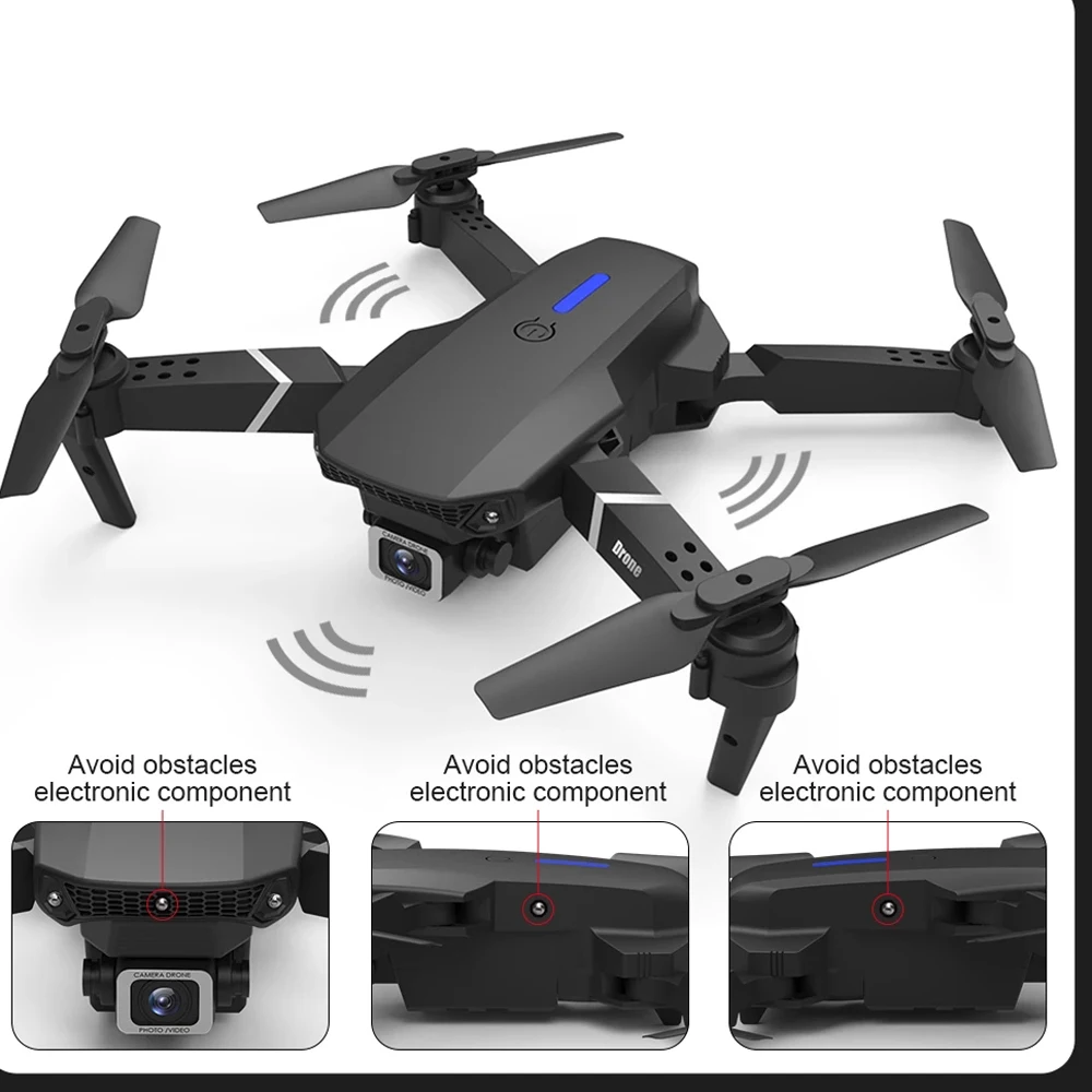 Квадрокоптер E525 Pro с двойной камерой HD 4K/2020 P | Игрушки и хобби