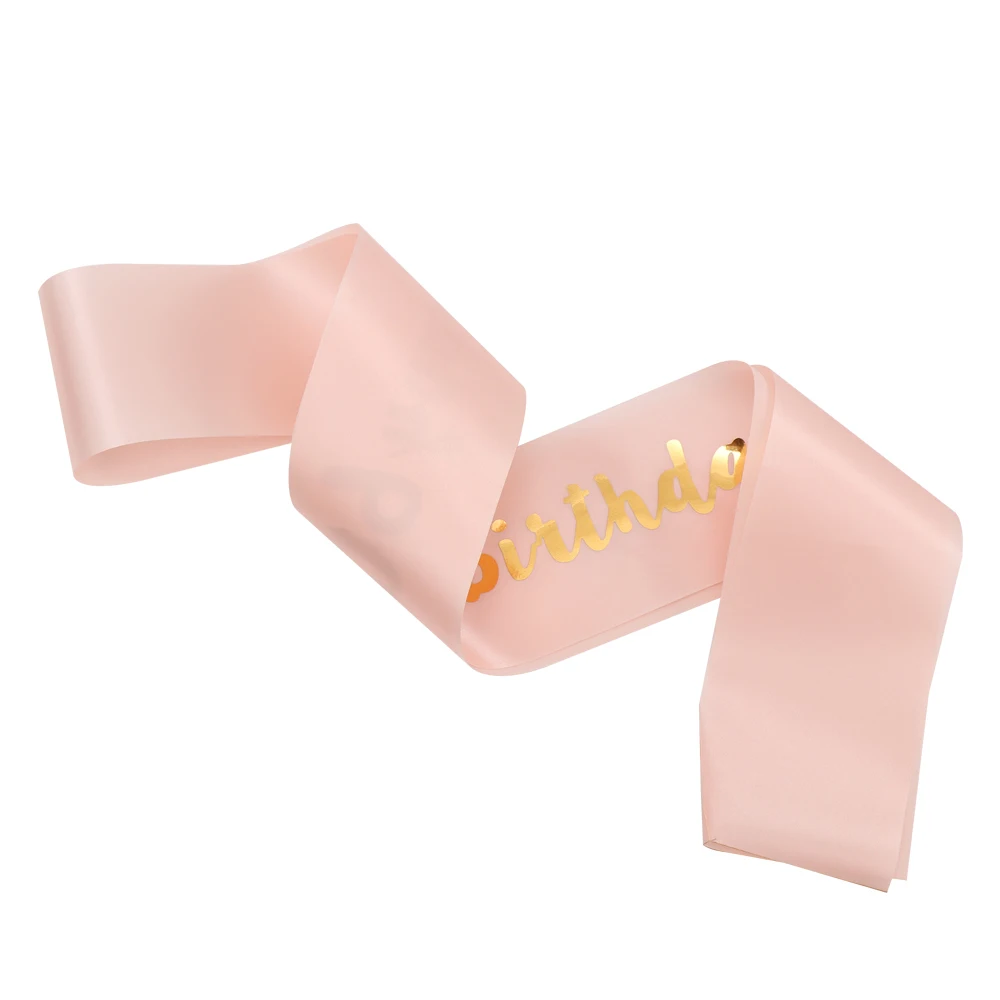 1 шт. Забавный пояс из розового золота для женщин с днем рождения 18/21/30/40/50/60