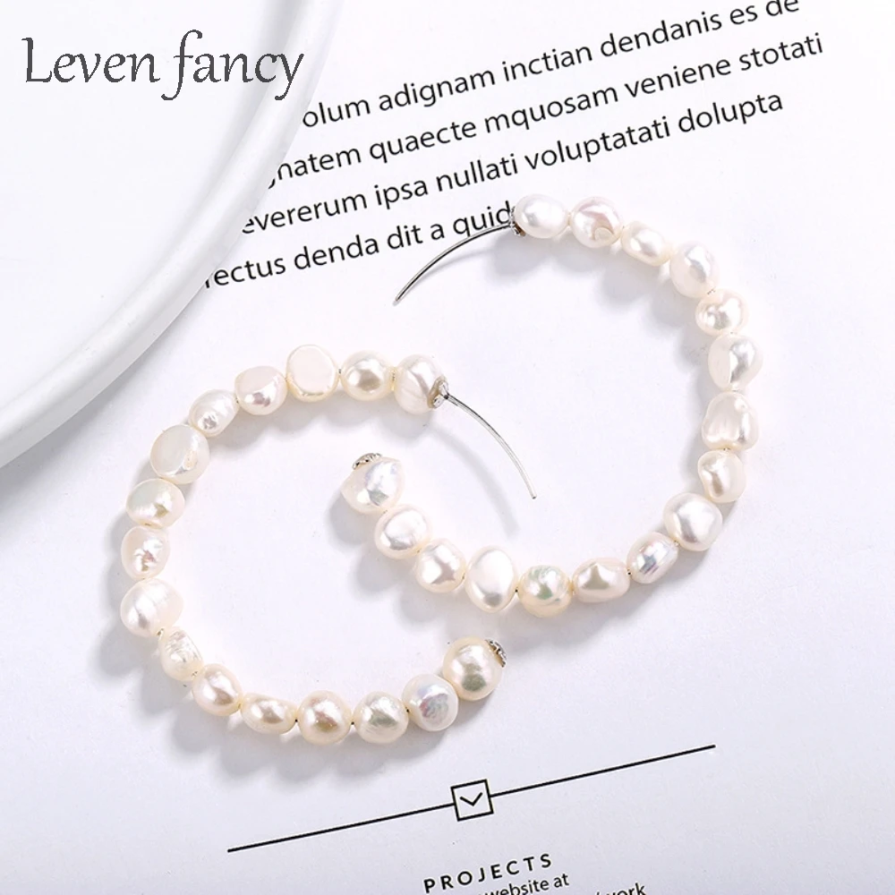 Женские серебряные серьги с натуральным пресноводным жемчугом|Серьги-кольца| |