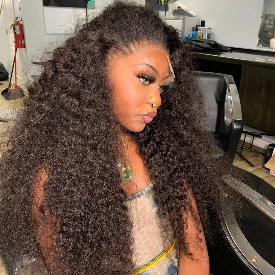 

Aliblisswig Deep Wave Frontal Wig 13x1 T Part Water Wave Lace Front Human Hair Wigs For Women Hd Curly Human Hair Wig Preplucked