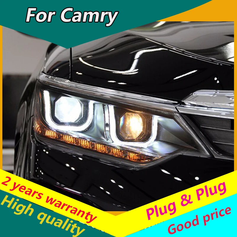 KOWELL стайлинга автомобилей для Camry фары 2014 2015 2016 новинка 2017 года V55 светодиодный