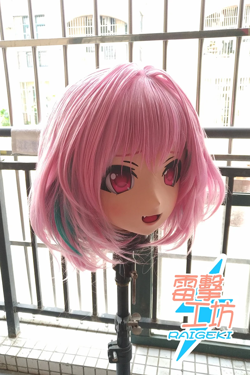 

(RAIGEKI MAKS 161) Silicone Helloween Cosplay Mask Girl Crossdressing Resin BJD DOLL Japan Cartoon Kigurumi Anime Cosplay Mask