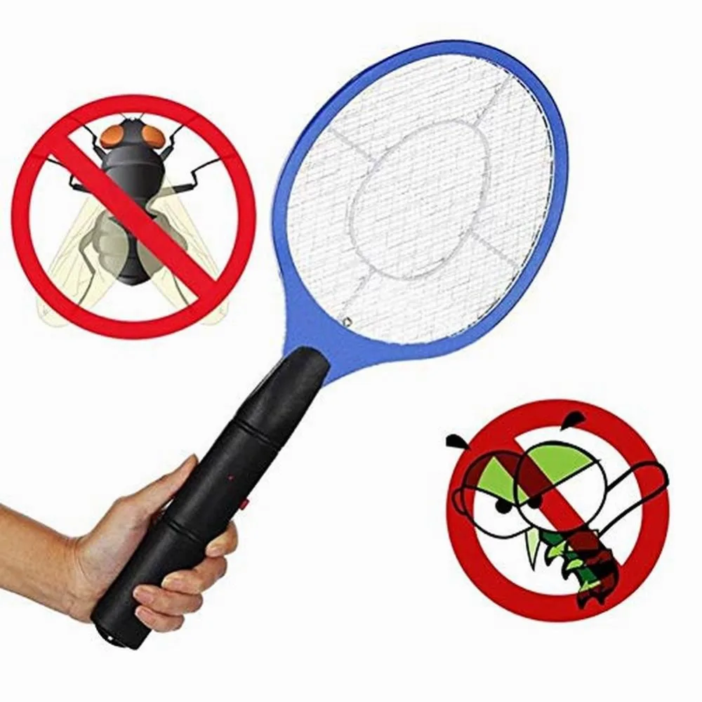 Mosquito Swatter электрическая летняя Горячая Аккумуляторная Батарея мощность мухи комары Swatter ошибка ракетки средство от насекомых электромухобобайка