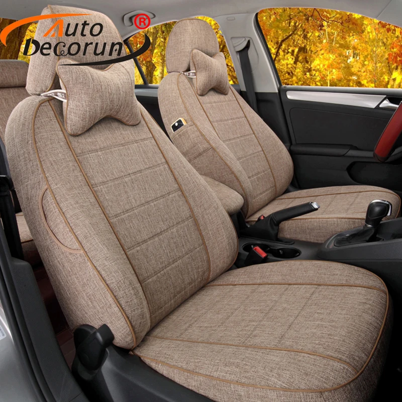 AutoDecorun льняная подушка для сиденья Fiat Bravo аксессуары автомобильных сидений