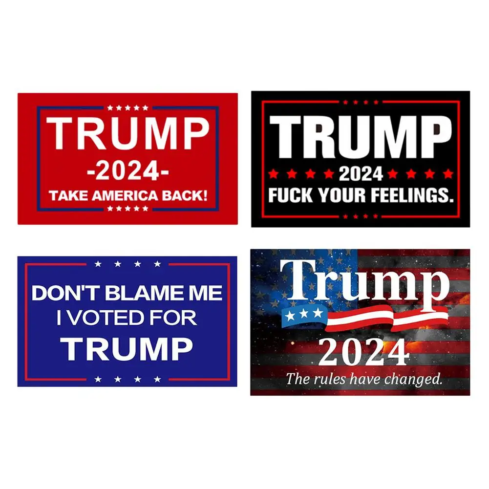 

10 шт./компл. Автомобильная наклейка, водонепроницаемые наклейки с изображением американской президентской кампании Biden, выборов Трампа, ПВХ...