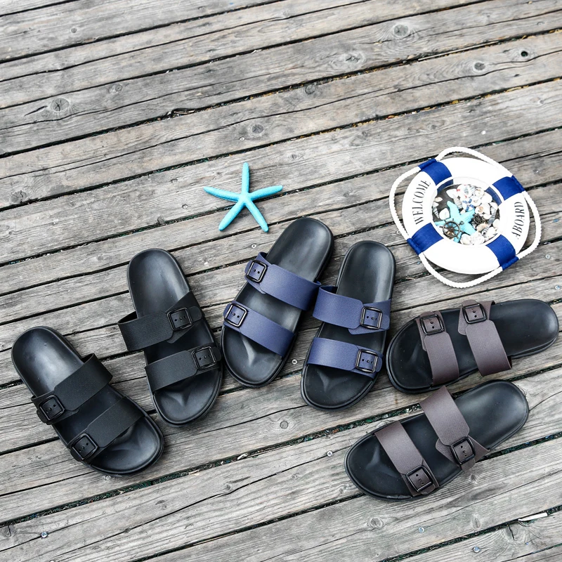 

2021 Men's Summer Slippers Hot Outdoor Men Casual Slippers Light Flip Flops Man Comfortable Non-slip Beach Slides Sandals Men
